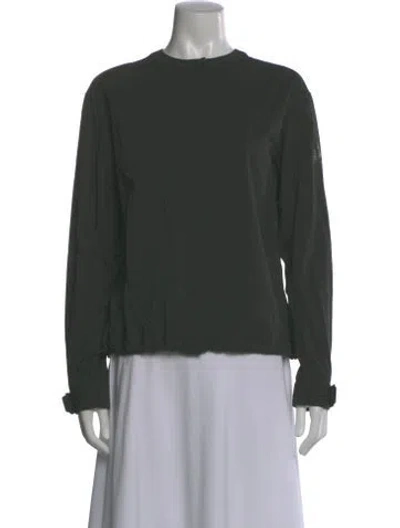 Pre-owned Belstaff Silk Long Sleeve Top W/ Tags In Multi