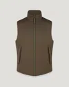 Belstaff Source Gilet In Faded Olive
