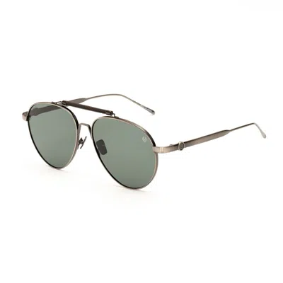 Belstaff Stainless Steel Men's Sunglasses In Green