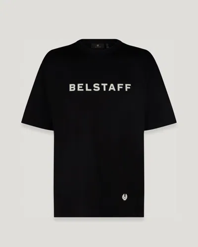 Belstaff Staple Logo T-shirt In Black