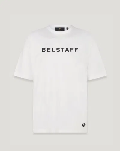 Belstaff Staple Logo T-shirt In White