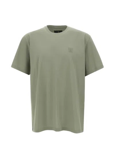 Belstaff Steel Logo-patch T-shirt In Green