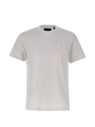 Belstaff Steel Logo-patch T-shirt In White
