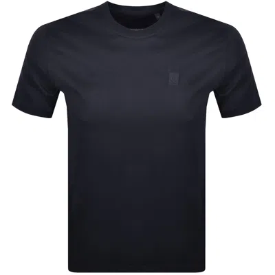 Belstaff Steel T Shirt Navy In Blue