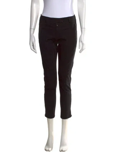 Pre-owned Belstaff Straight Leg Pants In Black