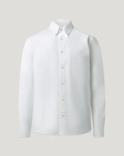 Belstaff Street Shirt Compact Cotton Oxford In White
