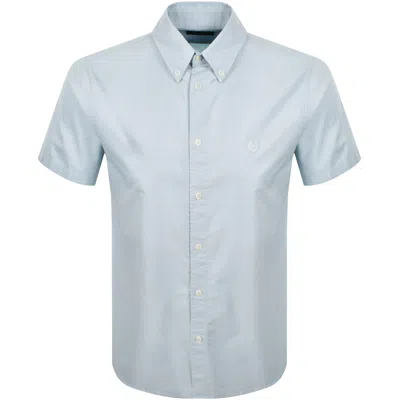 Belstaff Street Short Sleeved Shirt Sky Blue