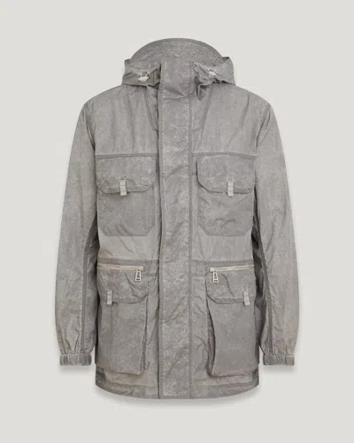 Belstaff Strider Parka In Charcoal Grey