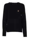 Belstaff Sweatshirt With Logo Patch In Black