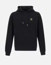 Belstaff Mens Pullover Logo Patch Hoodie In Black