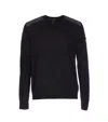 Belstaff Navy Submarine Sweater In Black