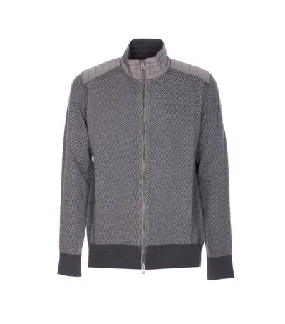 Belstaff High Neck Long Sleeve Knitwear Sweater In Multi