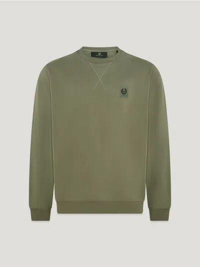 Belstaff Sweatshirt In Surplus Green