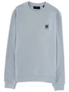 Belstaff Long Sleeved T-shirt In Blue