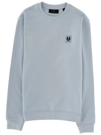 BELSTAFF BELSTAFF SWEATSHIRT WITH LOGO PATCH