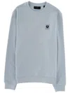 Belstaff Long Sleeved T-shirt In Blue