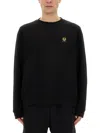 Belstaff Sweatshirt With Logo Patch In Multi