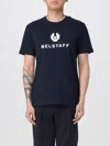 Belstaff Mens Black Signature Logo-print Cotton-jersey T-shirt In Tinte