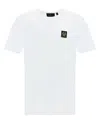 Belstaff Logo Patch Cotton T-shirt In White