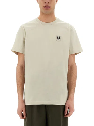 Belstaff Centenary Patch Logo T Shirt Off White