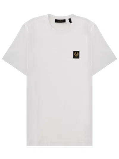 Belstaff T-shirt With Logo Patch In White