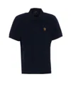Belstaff Shirt With Regular Collar And Short Sleeves In Blue