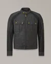 BELSTAFF BELSTAFF TEMPLE JACKE AUS GEWACHSTER BAUMWOLLE FÜR HERREN WAXED COTTON