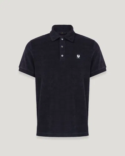 Belstaff Tether Polo In Dark Ink