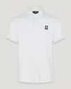 Belstaff Men Polo With Logo In White