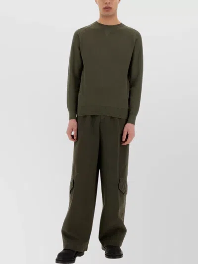 BELSTAFF TEXTURED COTTON JERSEY SWEATER
