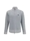 Belstaff The Seasonal Watch Full-zip Sweater In Gray