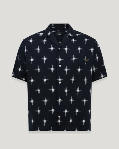 Belstaff Tide Shirt In Dark Ink / Natural