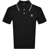 Belstaff Tipped Polo T Shirt Black