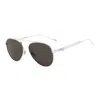 Belstaff Gray Titanium Sunglasses In Silver