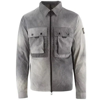 Pre-owned Belstaff Tour Old Silver Overshirt Grey Jacket In Gray