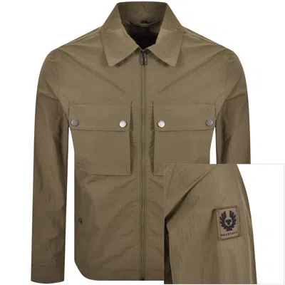 Belstaff Tourer Overshirt Khaki Green