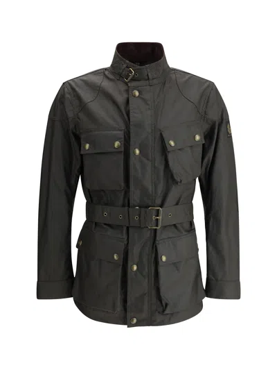 Belstaff Men Trailmaster Waterproof Jacket In Gray