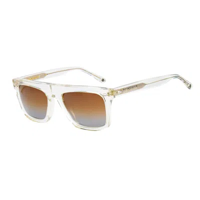 Belstaff Transparent Acetate Sunglasses In White