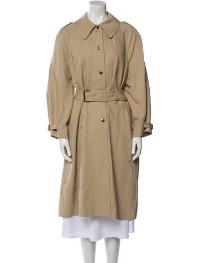 Pre-owned Belstaff Trench Coat In Brown