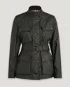 Belstaff Trialmaster Jacket In Faded Olive