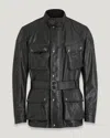 Belstaff Trialmaster Motorcycle Jacket In Black