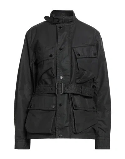 Belstaff Trialmaster Professional Woman Jacket Black Size 10 Polyester, Cotton