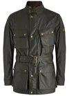 Belstaff Trialmaster Motorcycle Jacket In Khaki