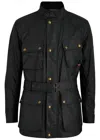 Belstaff Trialmaster Waxed Cotton Jacket In Navy