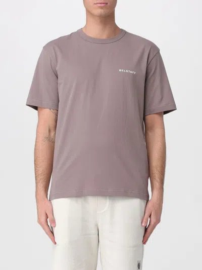 Belstaff T-shirt  Men Color Charcoal In Purple