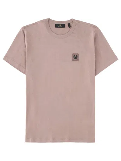 Belstaff T Shirt With Logo In Neutral