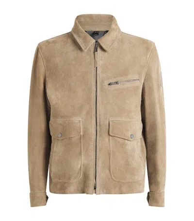 Belstaff Tumbled Suede Patterson Jacket