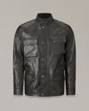 Belstaff Turner Motorcycle Jacket In Antique Black