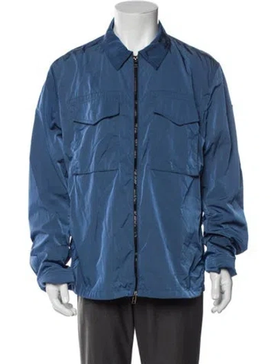 Pre-owned Belstaff Utility Jacket In Blue