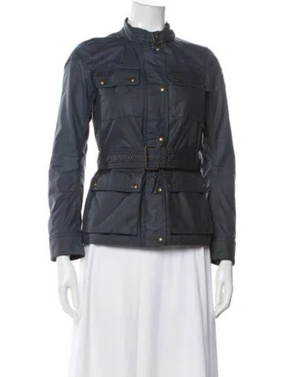 Pre-owned Belstaff Utility Jacket In Blue